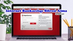 Ziraat Bankası İnternet Bankacılığı Şifre Alma